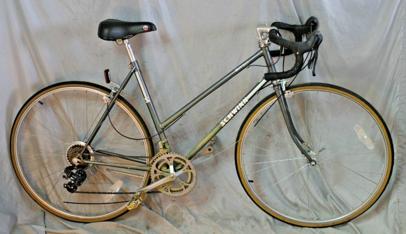1993 Schwinn World Sport Vintage Road Bike Small 53cm Chromoly Steel USA  Shipper | eBay